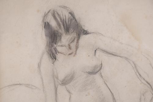 ALFRED OPISSO CARDONA (1907-1980). Sketch of a female nude.