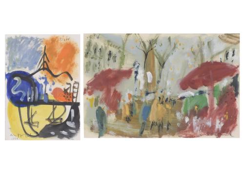 JAVIER BALLESTER MONTESOL (1952).  "RAMBLAS", 1996 y "BARCELONA", 1999.