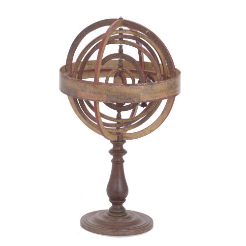 FRENCH HELIOCENTRIC ARMILLARY SPHERE, 20TH CENTURY. 