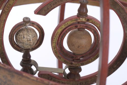 FRENCH HELIOCENTRIC ARMILLARY SPHERE, 20TH CENTURY. 