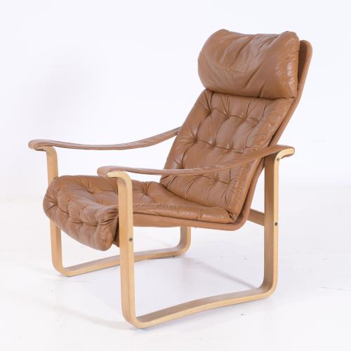 OY BJ DAHLQVIST AB, ARMCHAIR, FOR BD FURNITURE, CIRCA 1960.