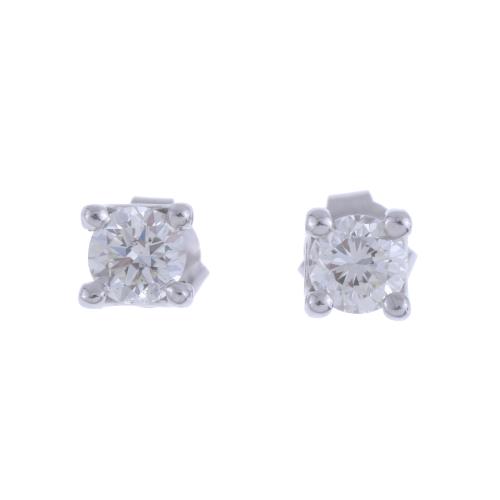 PENDIENTES DORMILONAS CON DIAMANTES