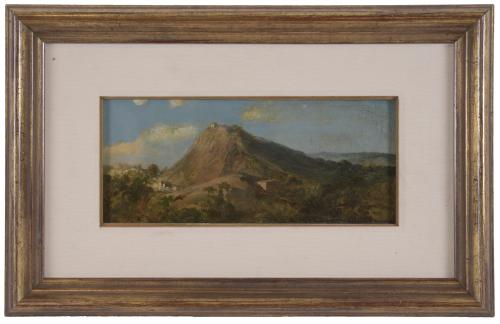 RAMÓN MARTÍ ALSINA (1826-1894). "PAISAJE CON MONTAÑA".