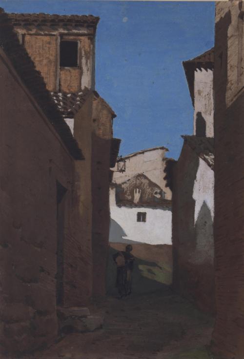 ATTRIBUTED TO RAMON TUSQUETS Y MAIGNON (1837-1904). "TOLEDO", 1891.