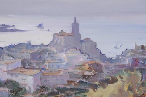 JOSEP SARQUELLA (1928-2000). “CADAQUÉS”, 1996.