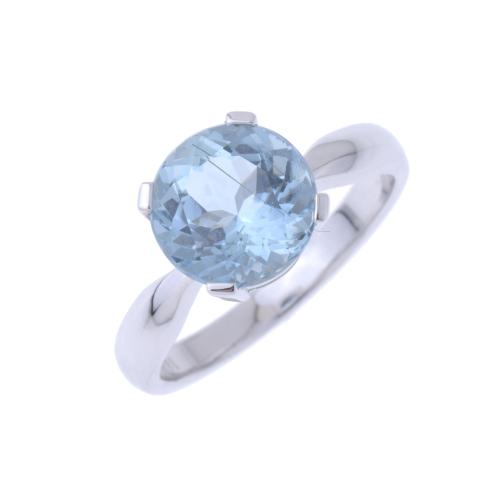 RING WITH AQUAMARINE