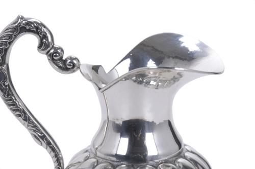 ORNAMENTAL SILVER JUG, 1940 - 1950. 