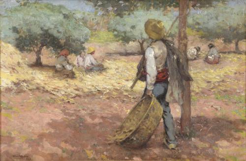 ALBERTO PLA I RUBIÓ (1867-1937). "PAYÉS", 1910.