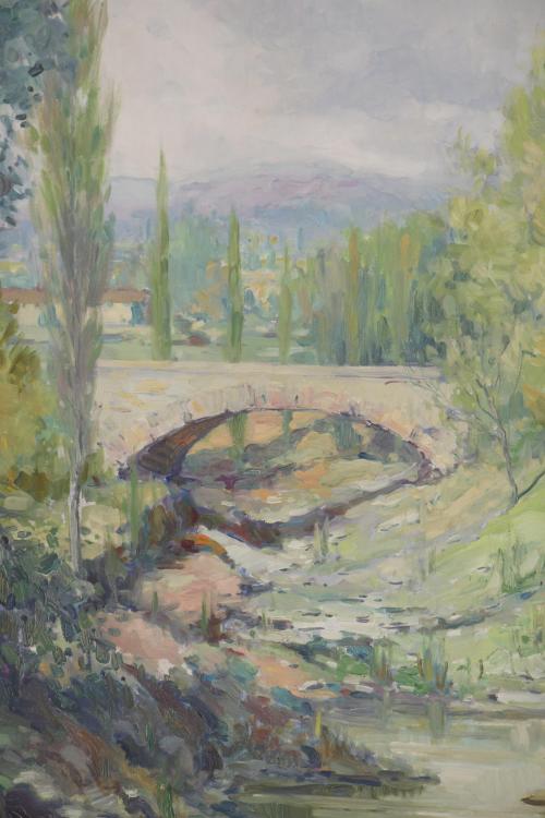 JOSEP VENTOSA DOMÈNECH (1897-1982). "EL PUENTE", 1939.