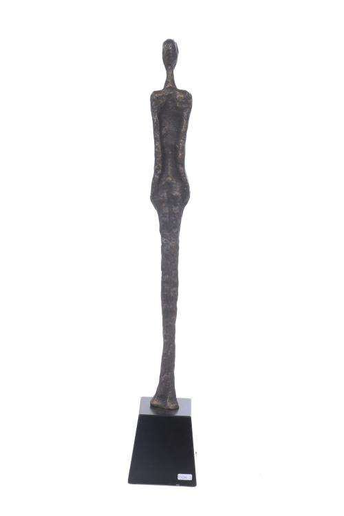 SIGUIENDO MODELOS DE ALBERTO GIACOMETTI (1901 - 1966). "MUJ