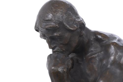 D. SEGUI. ‘THE THINKER’ BY AUGUSTE RODIN, MID 20TH CENTURY. 