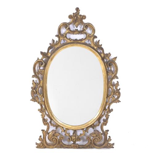 ORNAMENTAL MIRROR, LATE 19TH CENTURY.