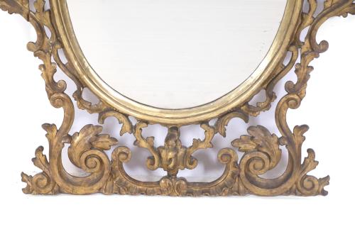 ORNAMENTAL MIRROR, LATE 19TH CENTURY.