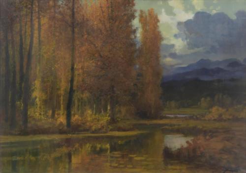 ANTONI ROS I GUELL (1873-1954) "PAISAJE".