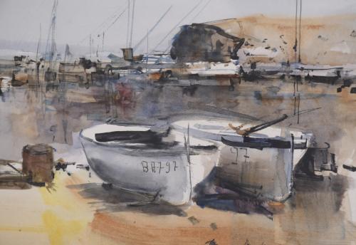 JOSEP MARTÍNEZ LOZANO (1923-2006). "BOATS", 1997.