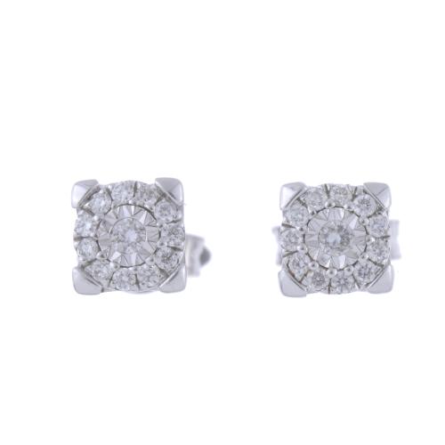 PENDIENTES CON DIAMANTES