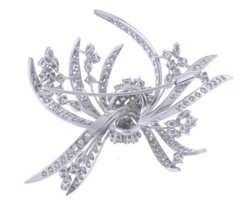 DIAMONDS BROOCH, 1970&#39;S.