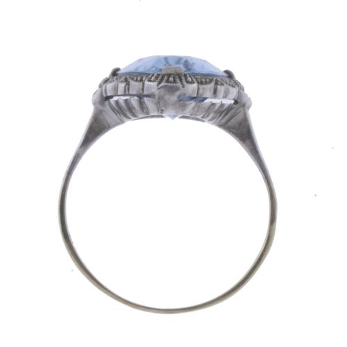 BELLE ÉPOQUE RING WITH AQUAMARINE