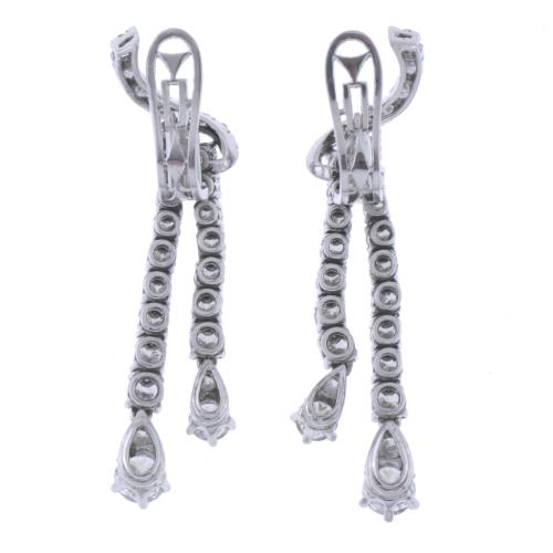 DIAMONDS LONG EARRINGS.