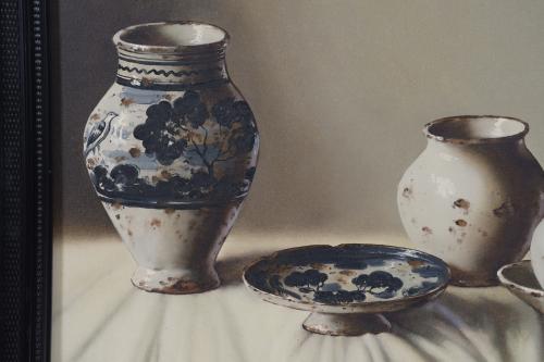 MANUEL BLESA (1945). "CERAMIC STILL LIFE", 1987.