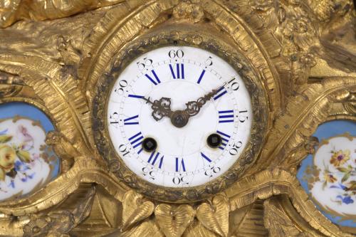 NAPOLEON III TABLE CLOCK, LATE 19TH CENTURY.