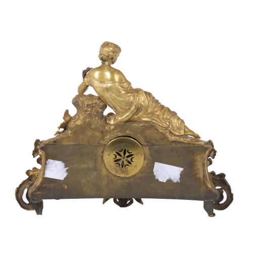 NAPOLEON III TABLE CLOCK, LATE 19TH CENTURY.