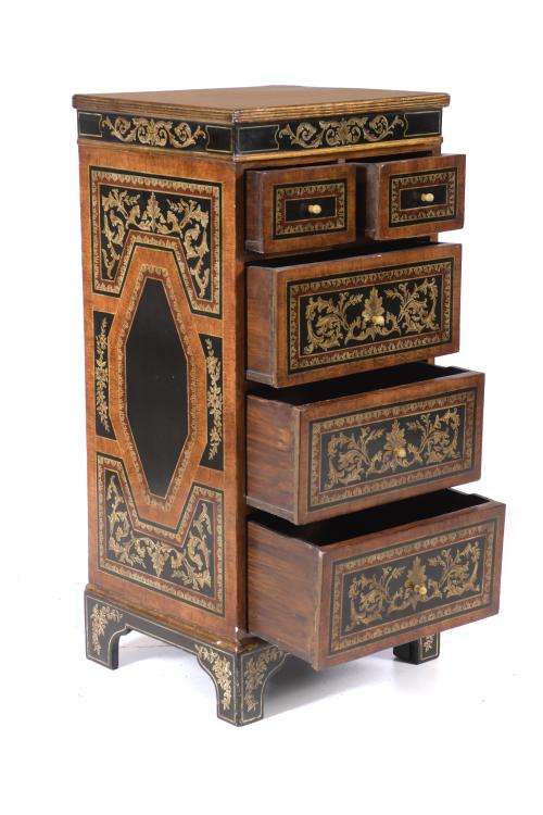 HIGH CHEST OF DRAWERS, 20TH CENTURY.