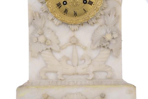 EMPIRE - CHARLES X TABLE CLOCK, CIRCA 1815 - 1825.