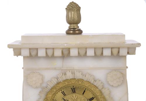 EMPIRE - CHARLES X TABLE CLOCK, CIRCA 1815 - 1825.