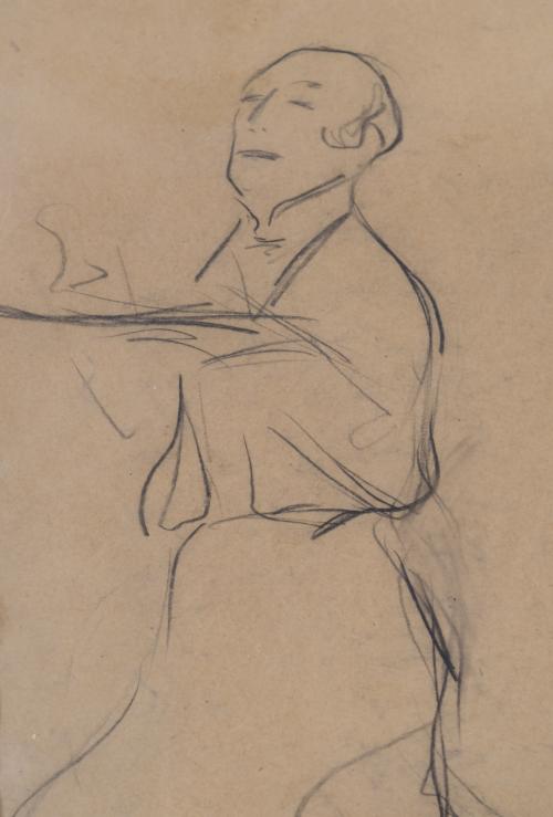 ALEXANDRE DE CABANYES MARQUES (1877-1972). "STUDY FOR FIGUR