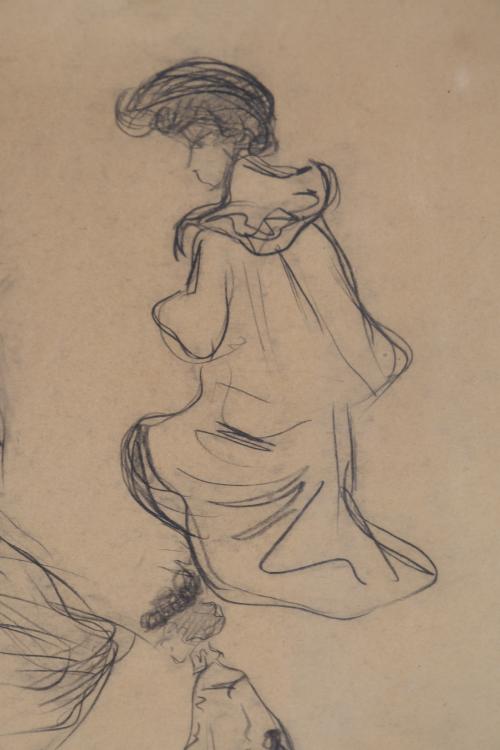 ALEXANDRE DE CABANYES MARQUES (1877-1972). "STUDY FOR FIGUR