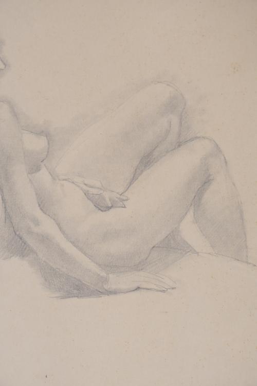 FRANCESC LABARTA I PLANAS (1883-1963). ‘SEATED FEMALE NUDE’.