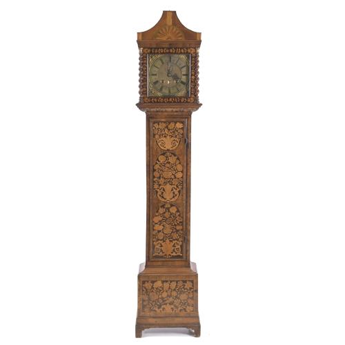 HENRY MERRY MAN (CIRCA 1674). ENGLISH GRANDFATHER CLOCK, 17