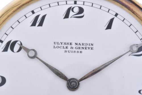 ULYSSE NARDIN, GOLD POCKET WATCH