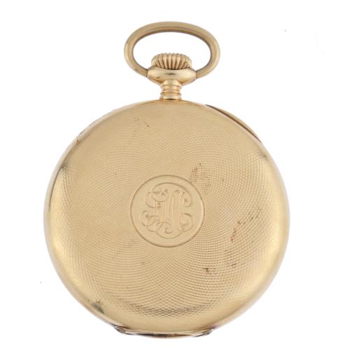 ULYSSE NARDIN, GOLD POCKET WATCH