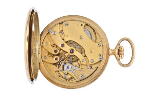 ULYSSE NARDIN, GOLD POCKET WATCH