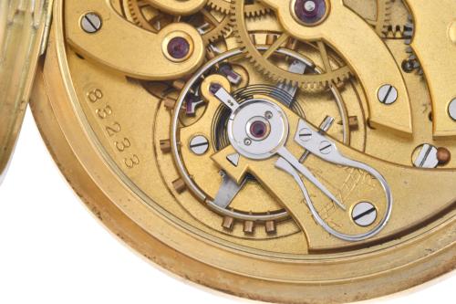 ULYSSE NARDIN, GOLD POCKET WATCH