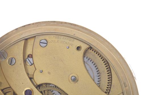 ULYSSE NARDIN, GOLD POCKET WATCH