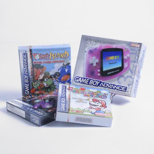 NINTENDO GAME BOY ADVANCE GBA, CON TRES JUEGOS.