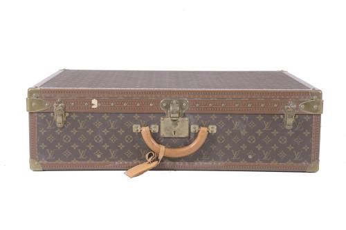 LOUIS VUITTON. "ALZER 75" MODEL SUITCASE.