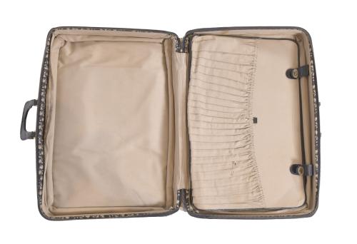 CHRISTIAN DIOR. SUITCASE AND TRAVEL BAG SET.