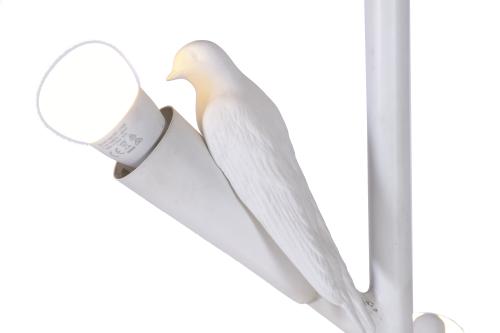 ROCHE BOBOIS. "BIRDS PARROTS" MODEL LAMP.