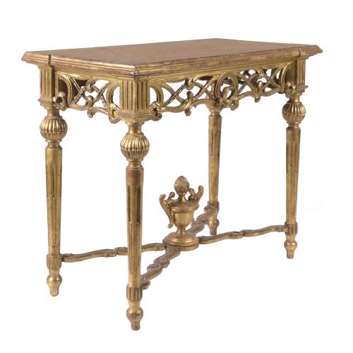 NAPOLEON III CONSOLE, 19TH CENTURY.