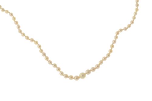 PEARLS CHOKER WITH ART DECO CLASP