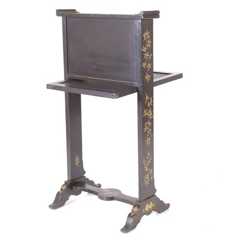 ORIENTAL-LIKE STYLE PORTABLE DESK, CIRCA 1960.