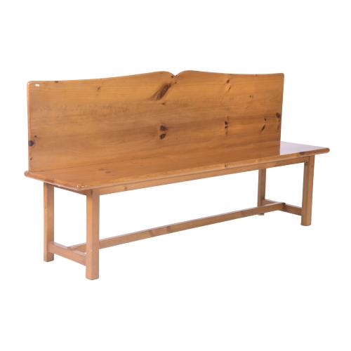 RUSTIC BENCH, 20TH CENTURY.