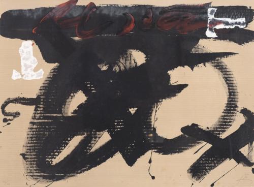 ANTONI TÀPIES (1923-2012). "EL MON", 1982.