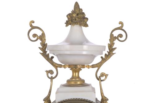 PORTICO TABLE CLOCK, LOUIS XVI STYLE, CIRCA 1860.