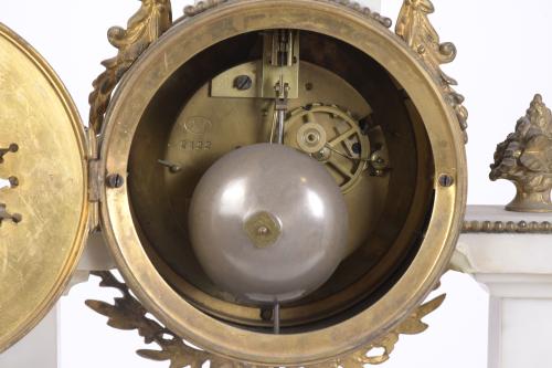 PORTICO TABLE CLOCK, LOUIS XVI STYLE, CIRCA 1860.