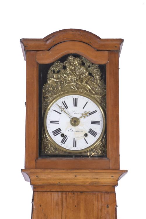 CATALAN POPULAR GRANDFATHER CLOCK, 19TH CENTURY.